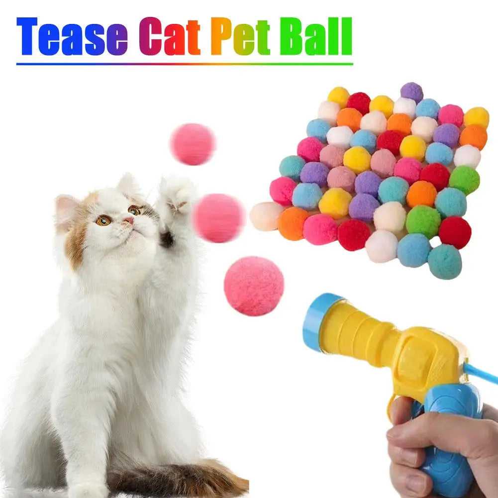 Interactive Cat Toy Shooting Balls A0102