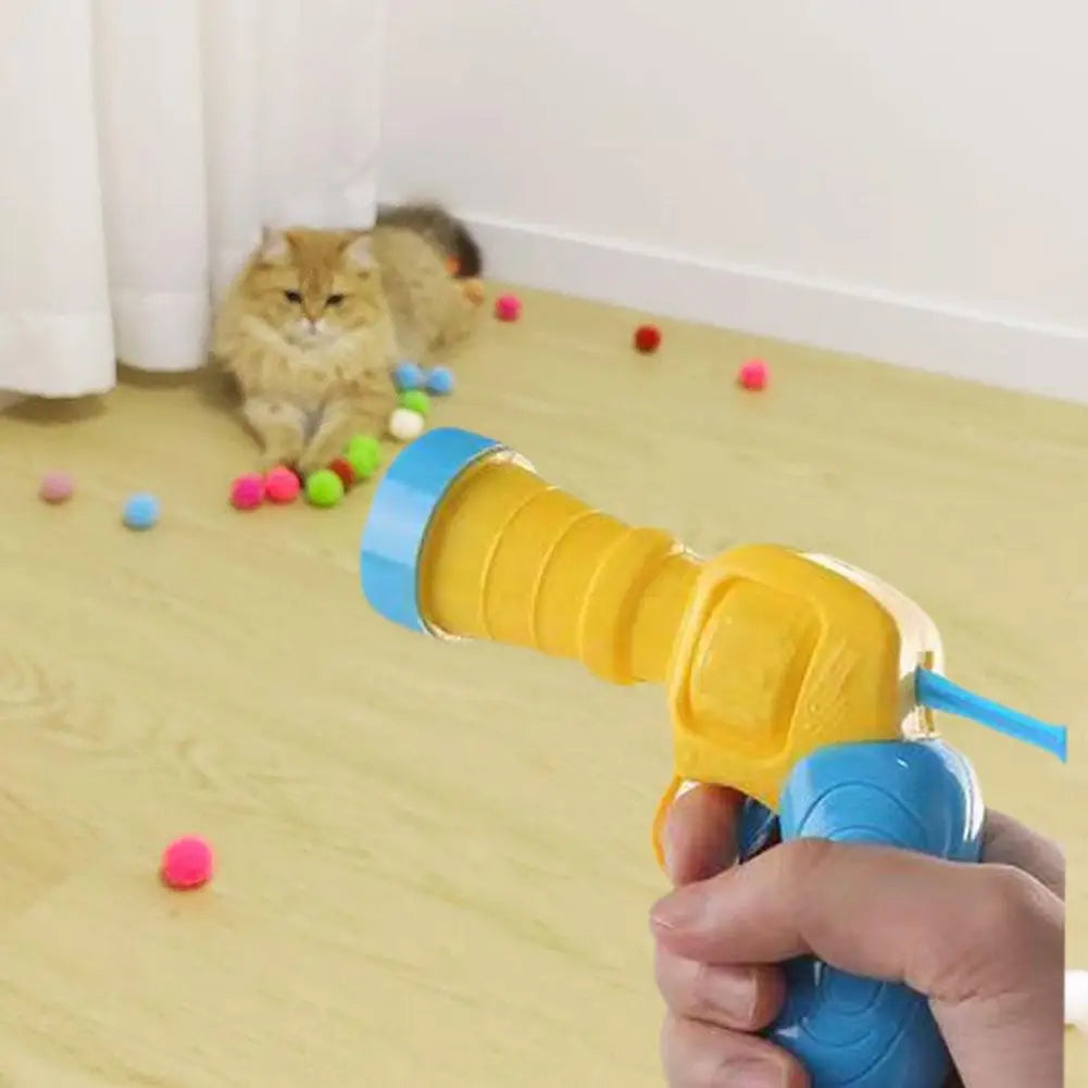 Interactive Cat Toy Shooting Balls A0102