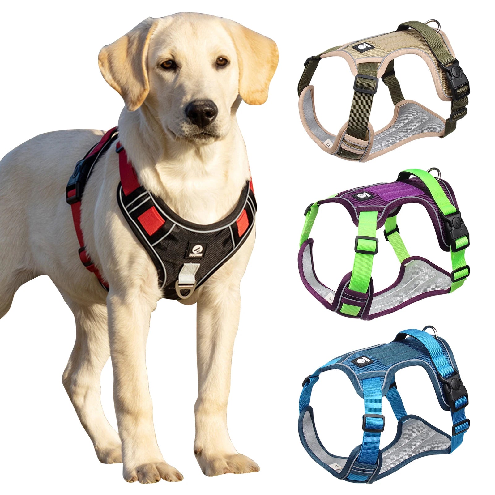 Reflective Tactical Dog Harness.A0101