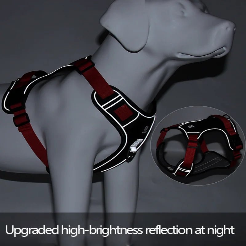 Reflective Tactical Dog Harness.A0101