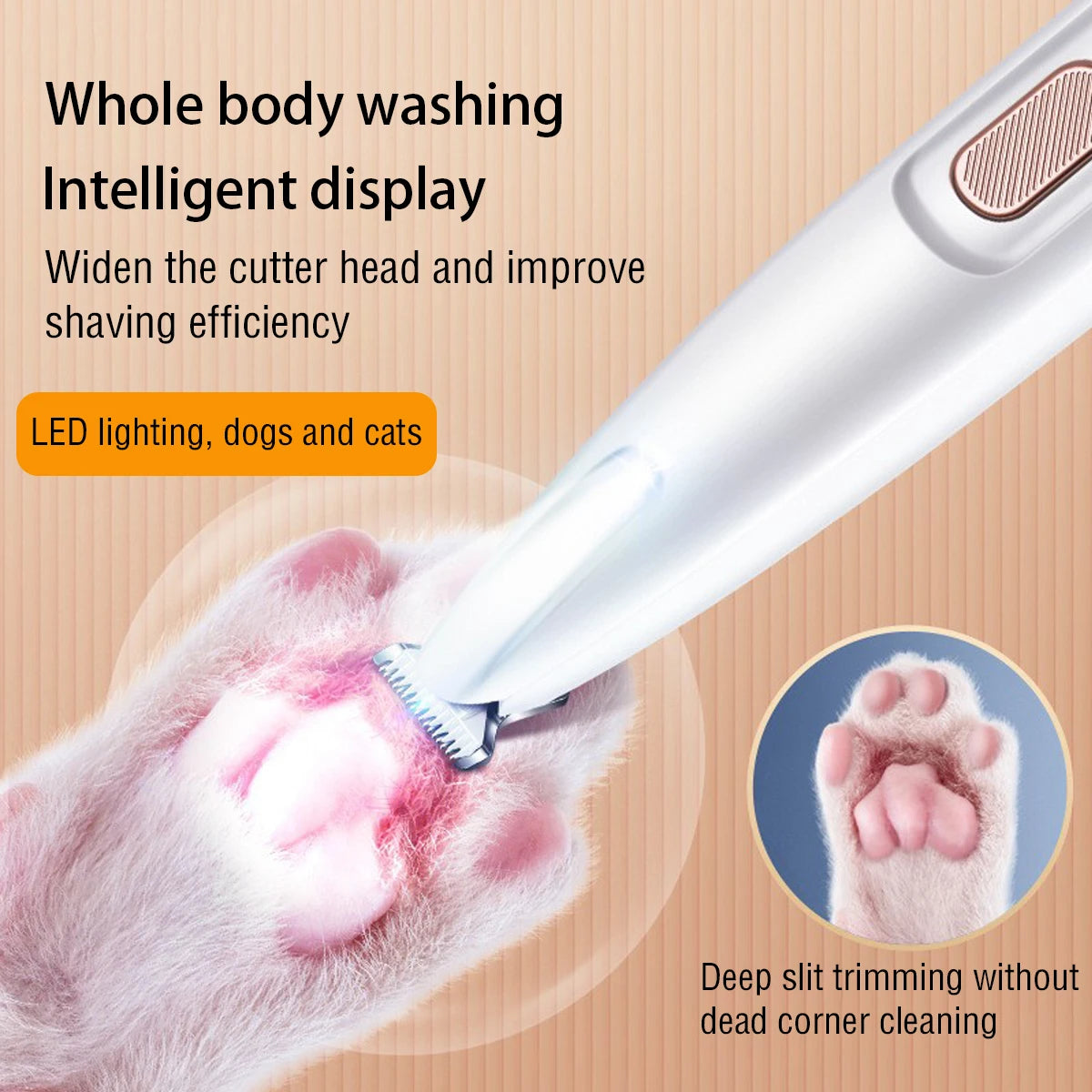 Waterproof Dog Paw Hair Trimmer .A0104