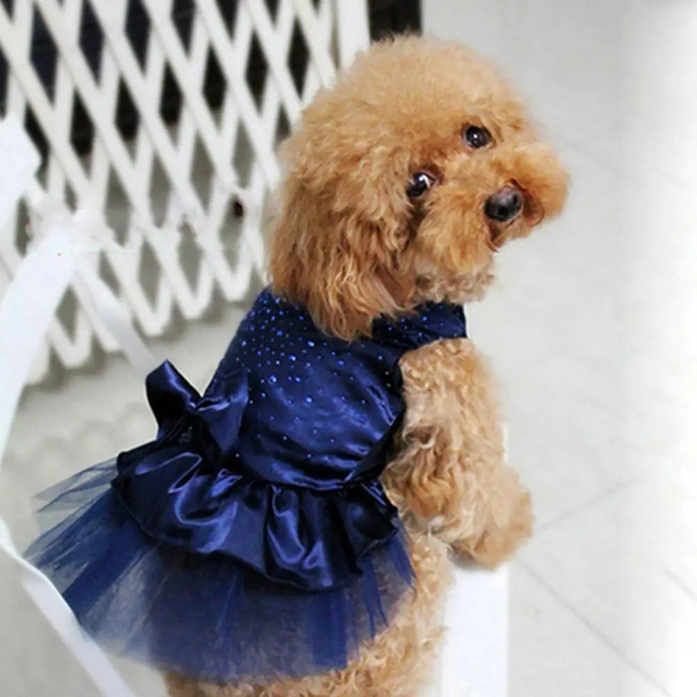 Princess Wedding Dress For Small Dogs A0188