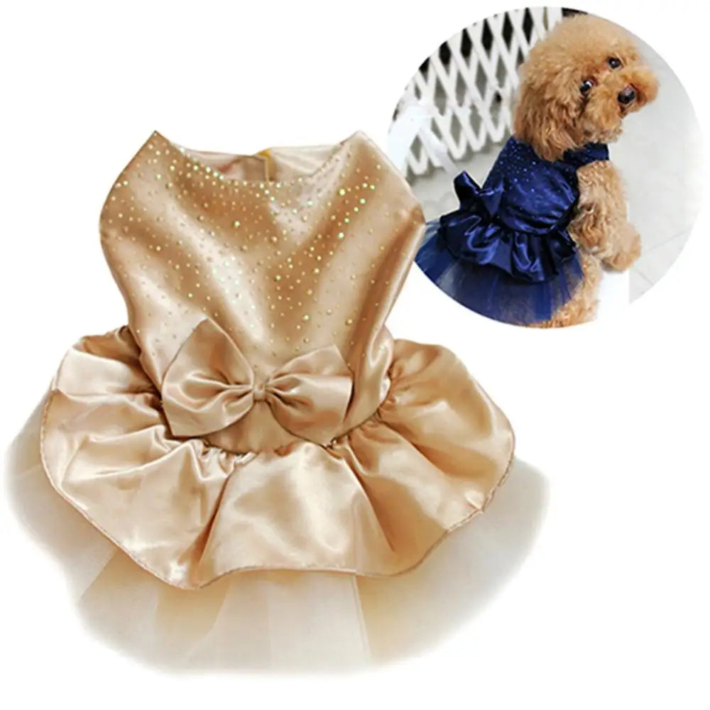 Princess Wedding Dress For Small Dogs A0188