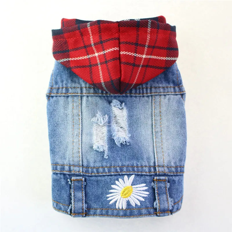 Summer Denim Dog Shirt for Small Dogs. A0020