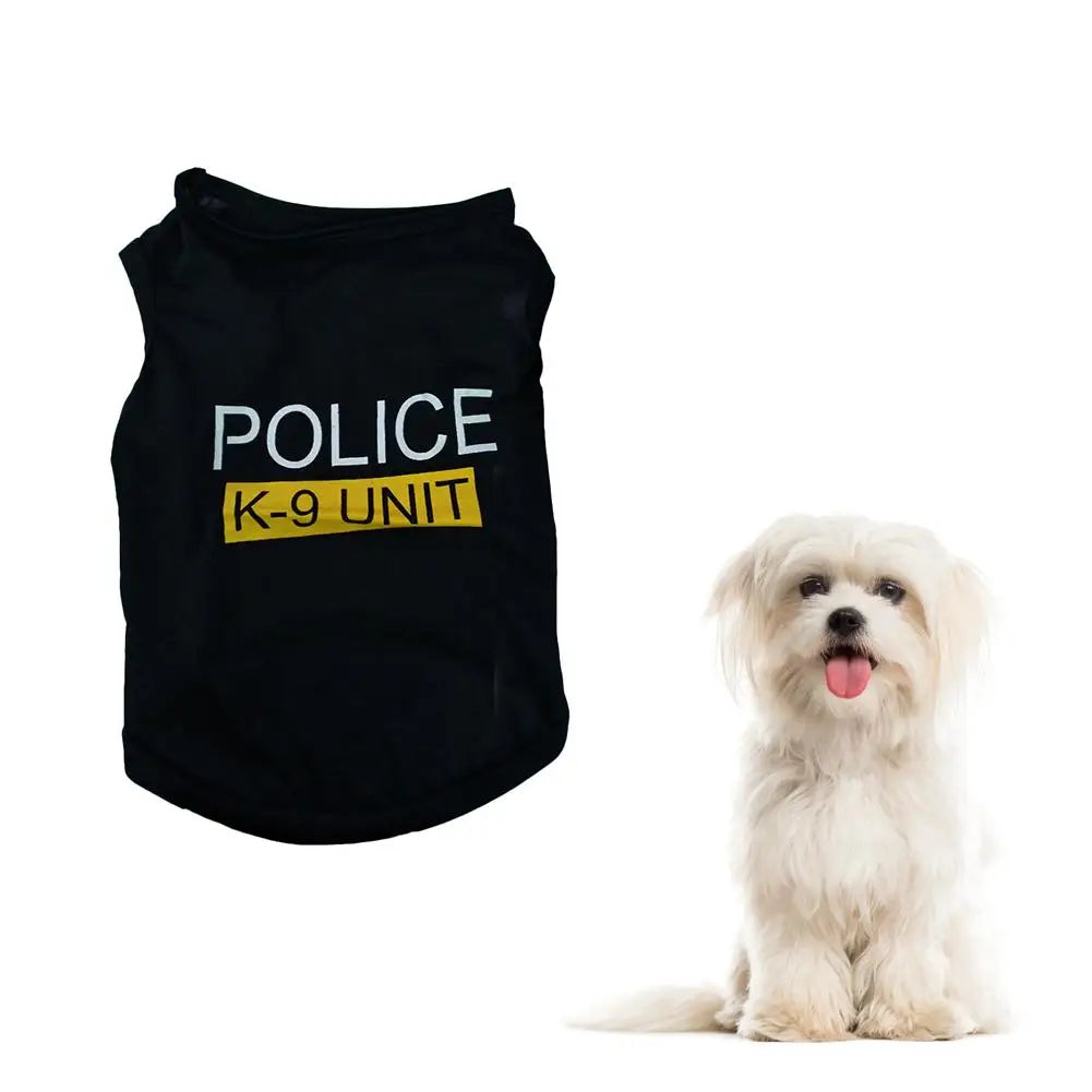 Police Suit Dog Vest A0133