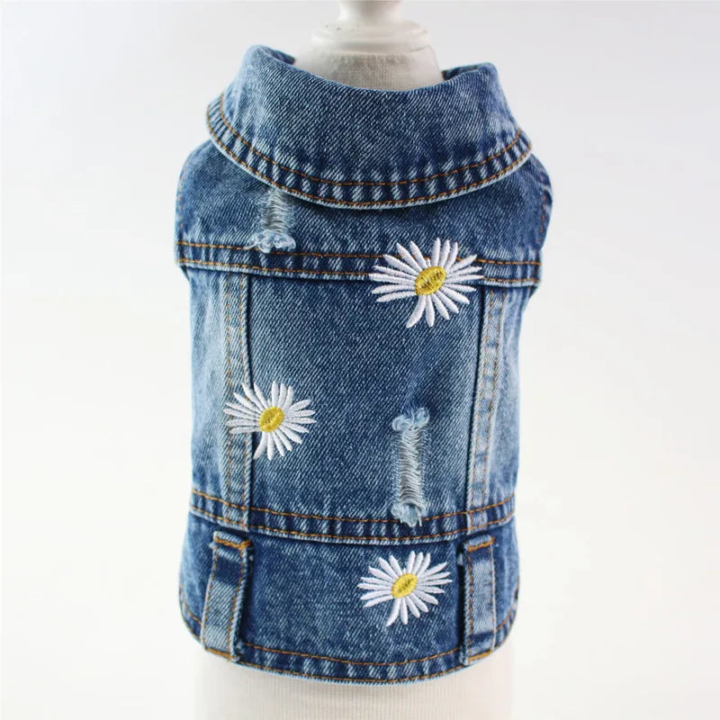 Summer Denim Dog Shirt for Small Dogs. A0020