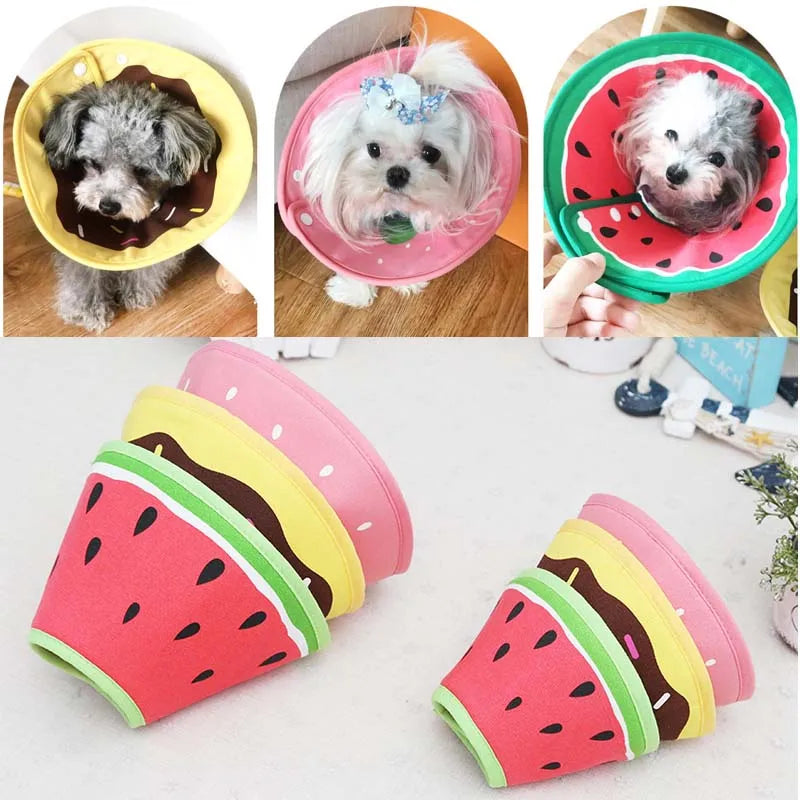 Cartoon Donut Dog Collar A0045