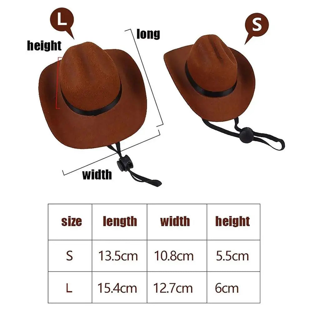 Funny Pet Cowboy Hat A0211