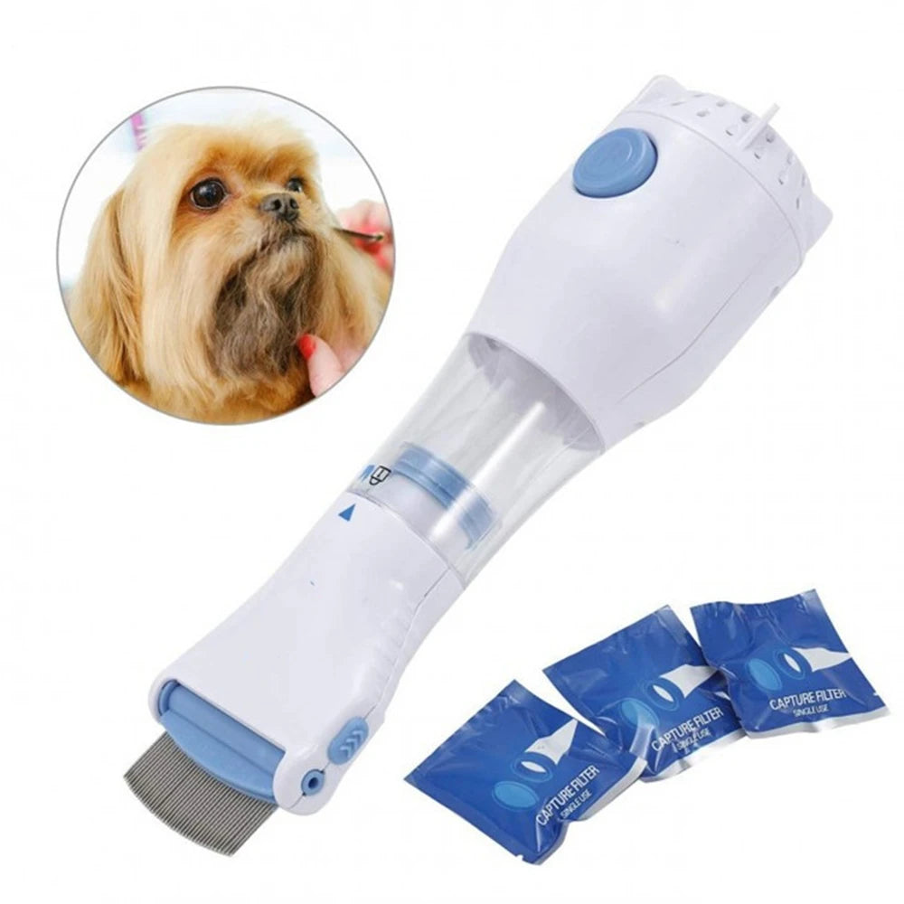 Pet Dog Cat Electric Flea Comb A0443