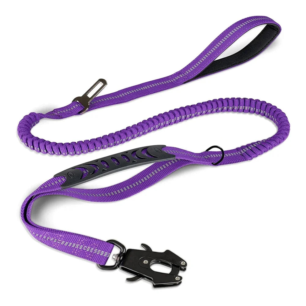 Reflective Shock Absorbing Bungee Dog Leash A0295