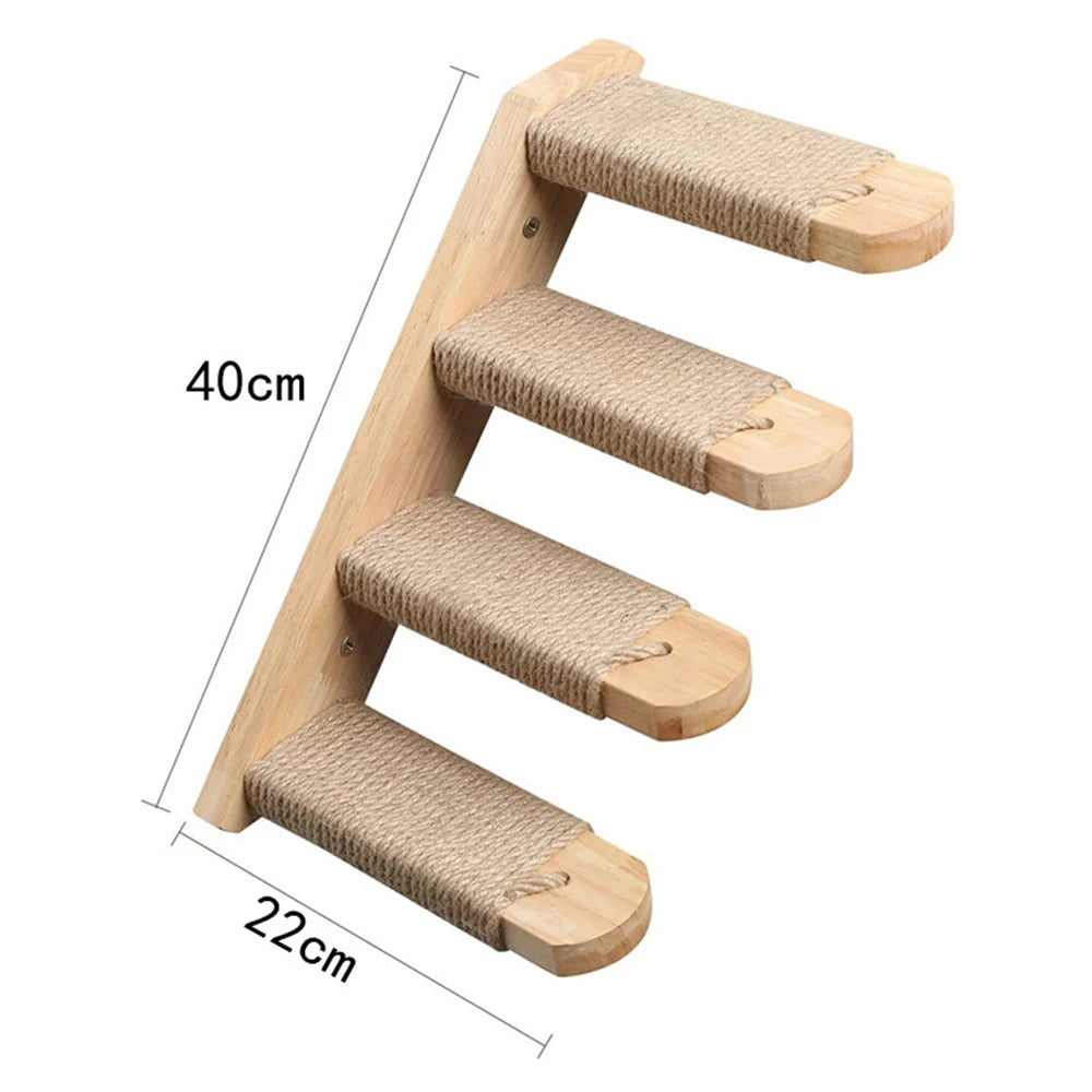 Wall-Mounted Cat Climbing Frame A0270