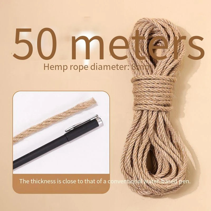 Natural Sisal Rope – DIY Cat Scratching Post A0288