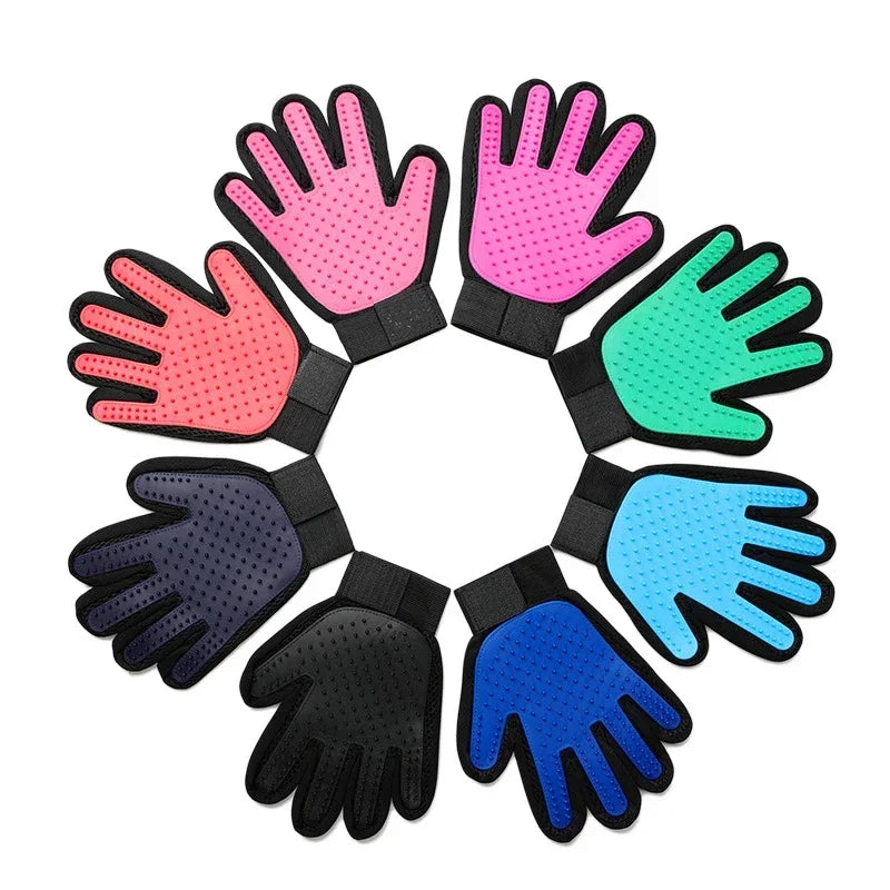 Silicone Pet Grooming Gloves.A0112