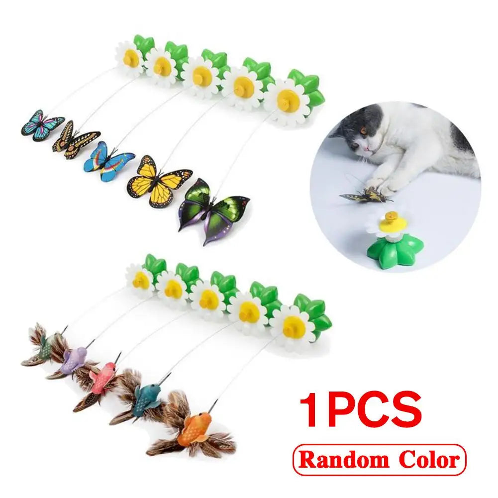 1PCS Electric Butterfly Cat Toy A0363