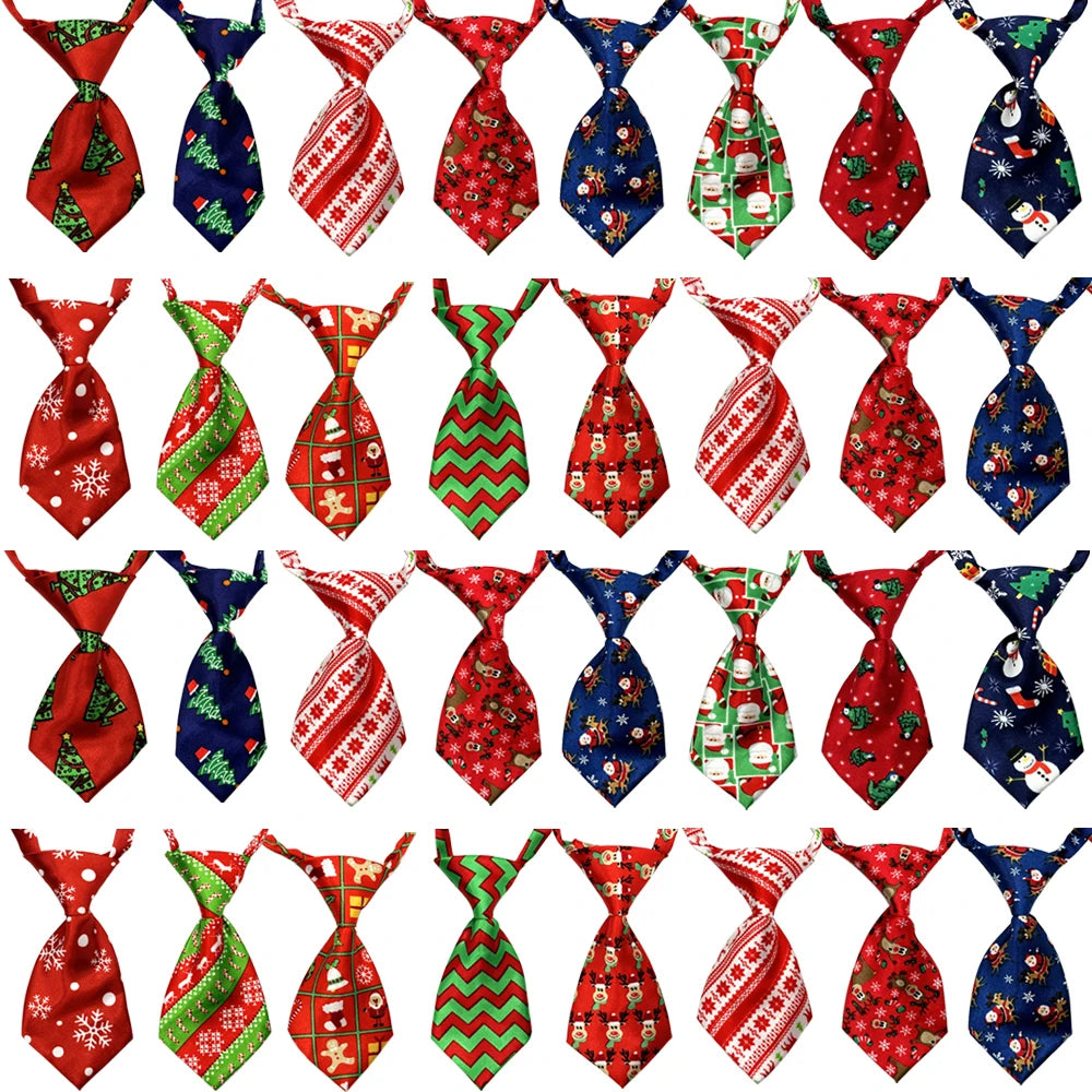 Christmas Dog Bow Ties A0178