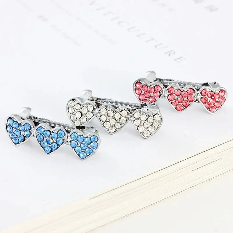 Fashion Rhinestone Pet Hair Clip A0212