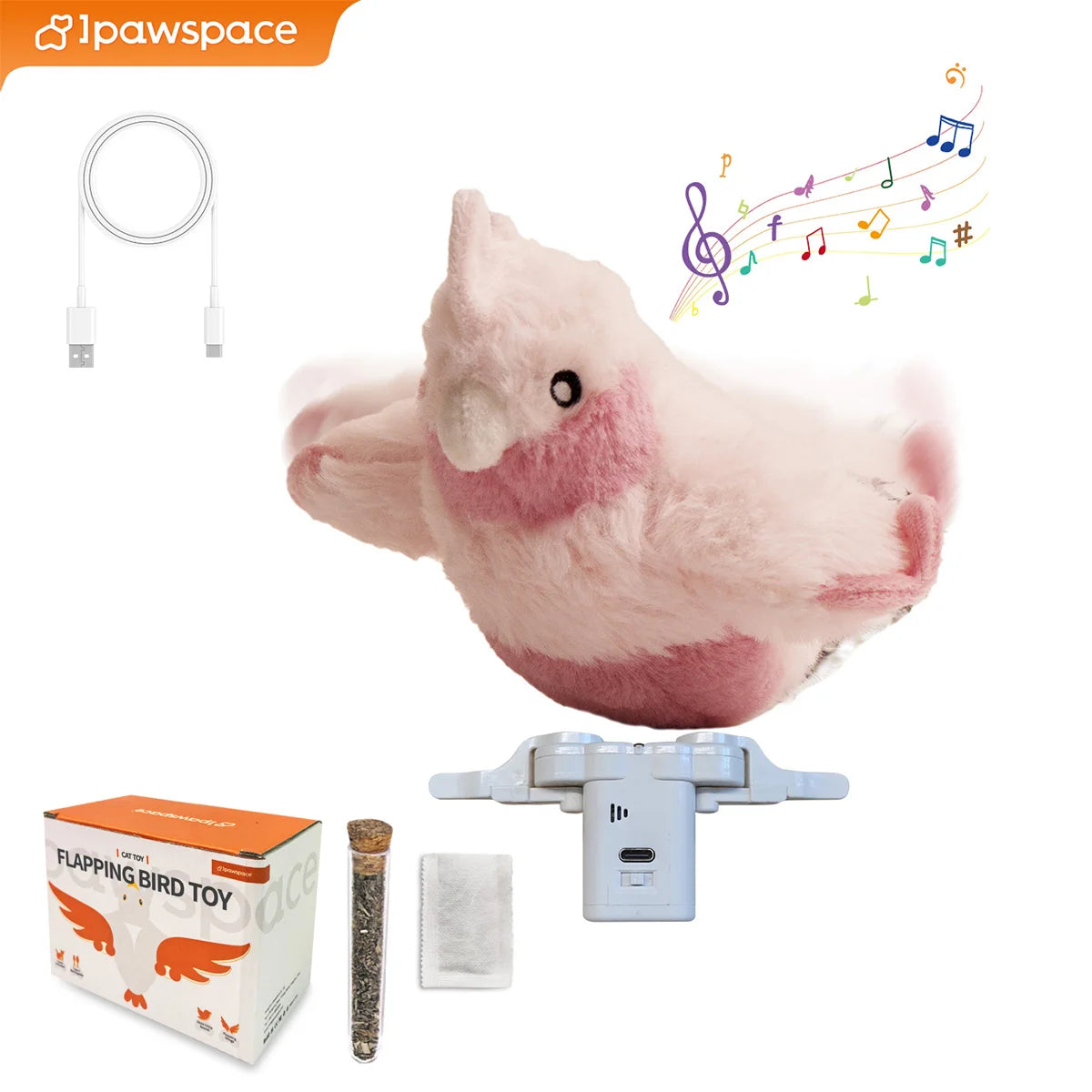 Interactive Flapping Bird Cat Toy A0192