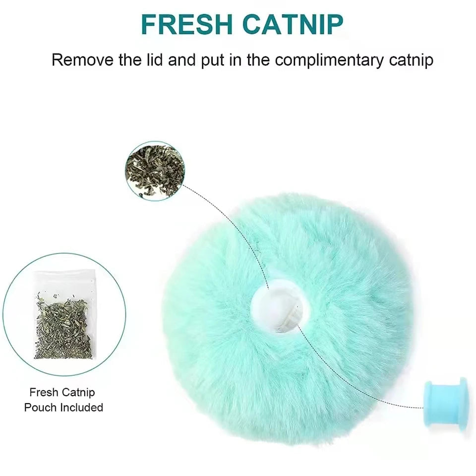 Interactive Electric Catnip Toy Ball A0306