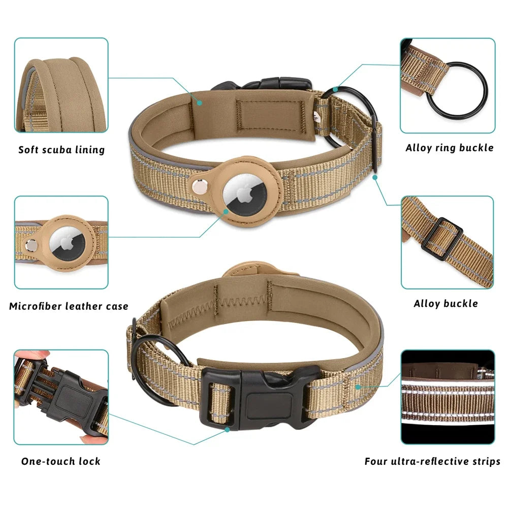 Apple Airtag Dog Collar Tracker A0059