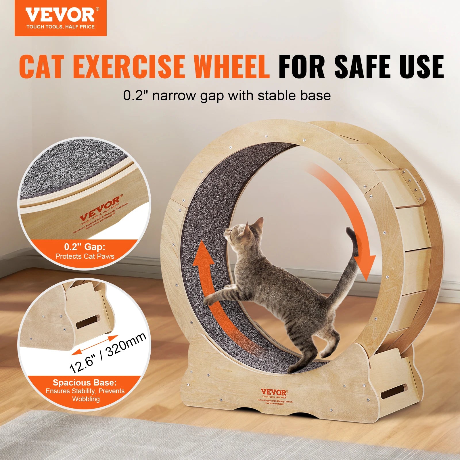 VEVOR Cat Exercise Wheel A0116