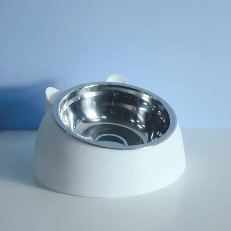 Stainless Steel Double Cat Bowl  A0370