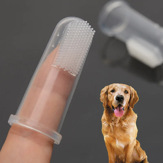 Pet Silicone Finger Toothbrush A0044