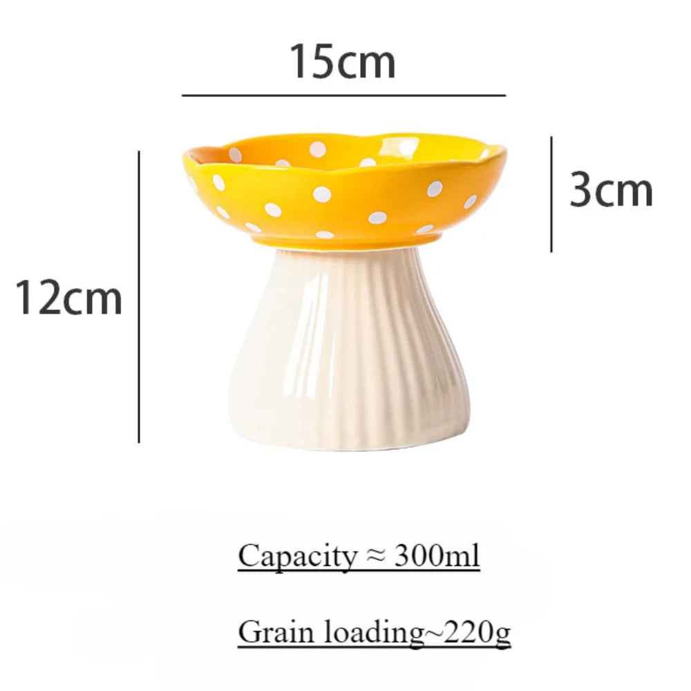 Mushroom Cat Bowl A0383