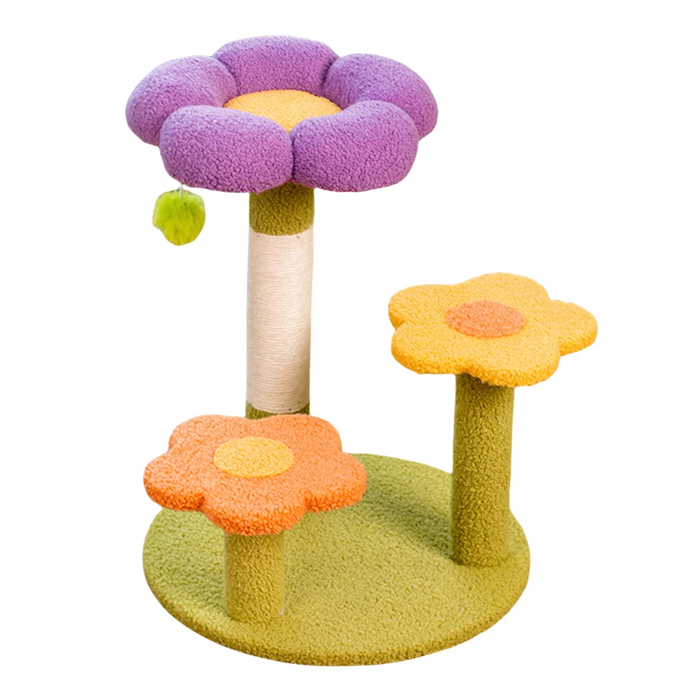 Flower Cat Tree Tower A0258