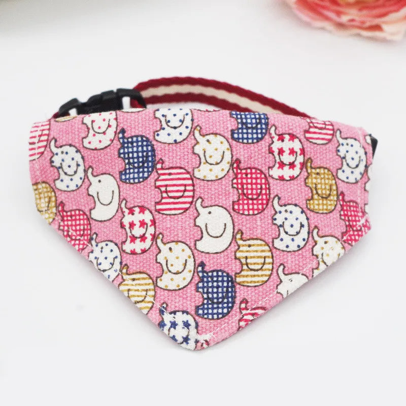 Adjustable Cat & Dog Bandana Collar A0196