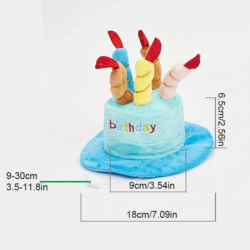 Cute Dog Birthday Hat Toy A0237