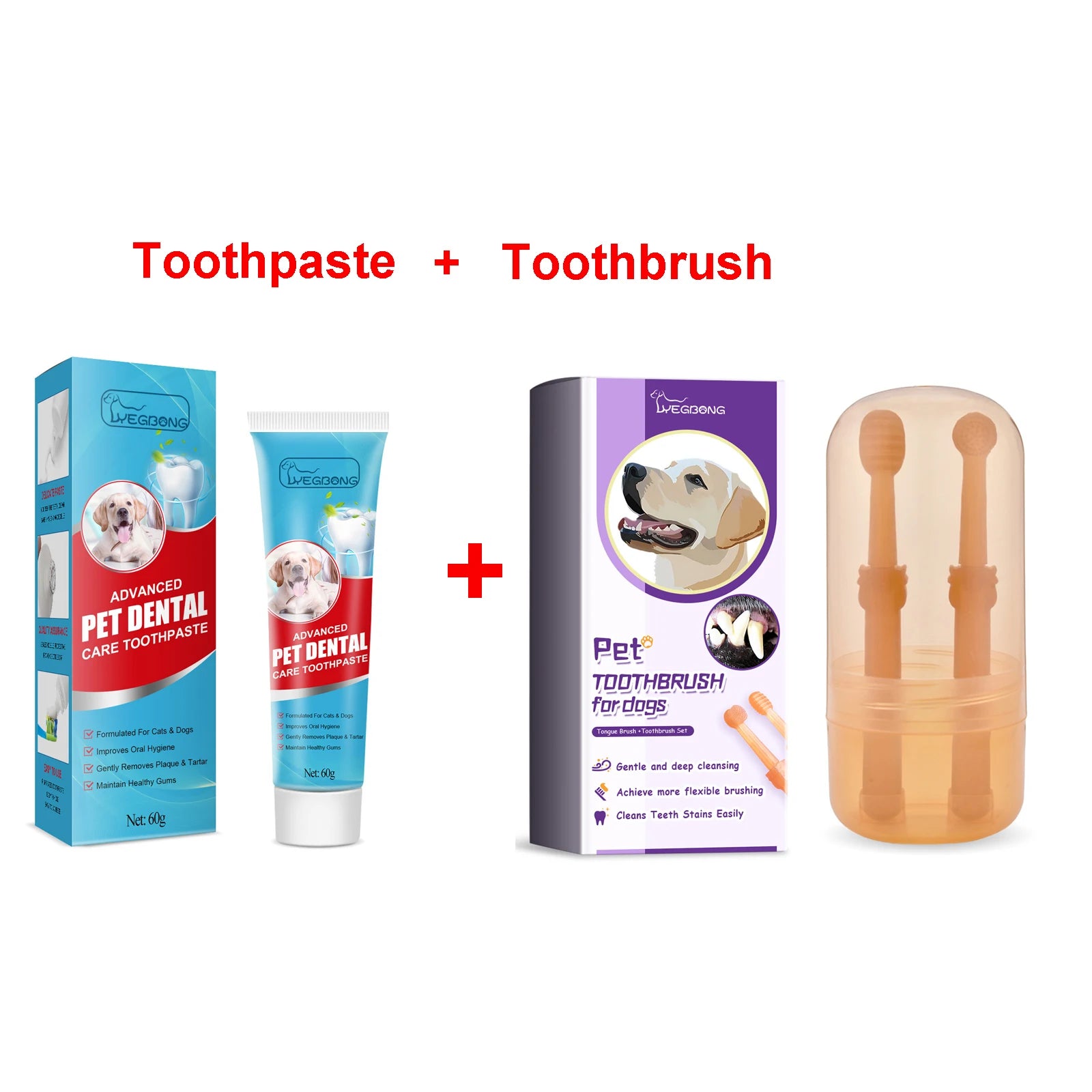 Edible Pet Toothpaste & Brush Set A0120