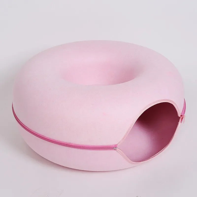 Donut Cat Bed & Tunnel A0252