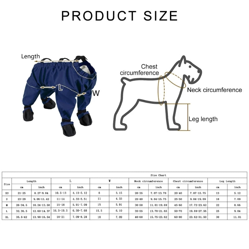 Waterproof Dog Leggings A0039