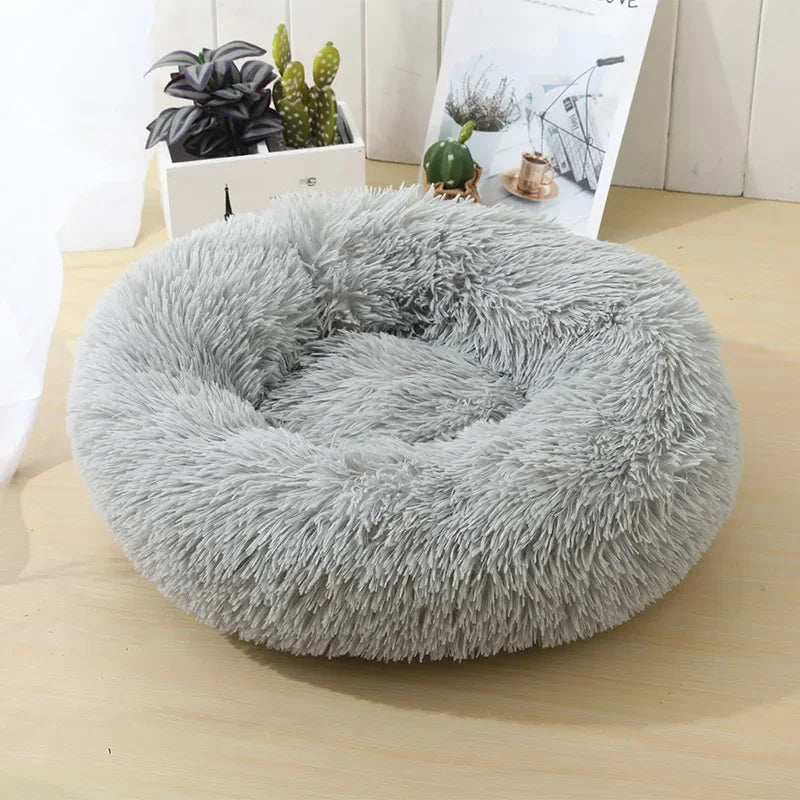 Round Plush Cat Bed A0050