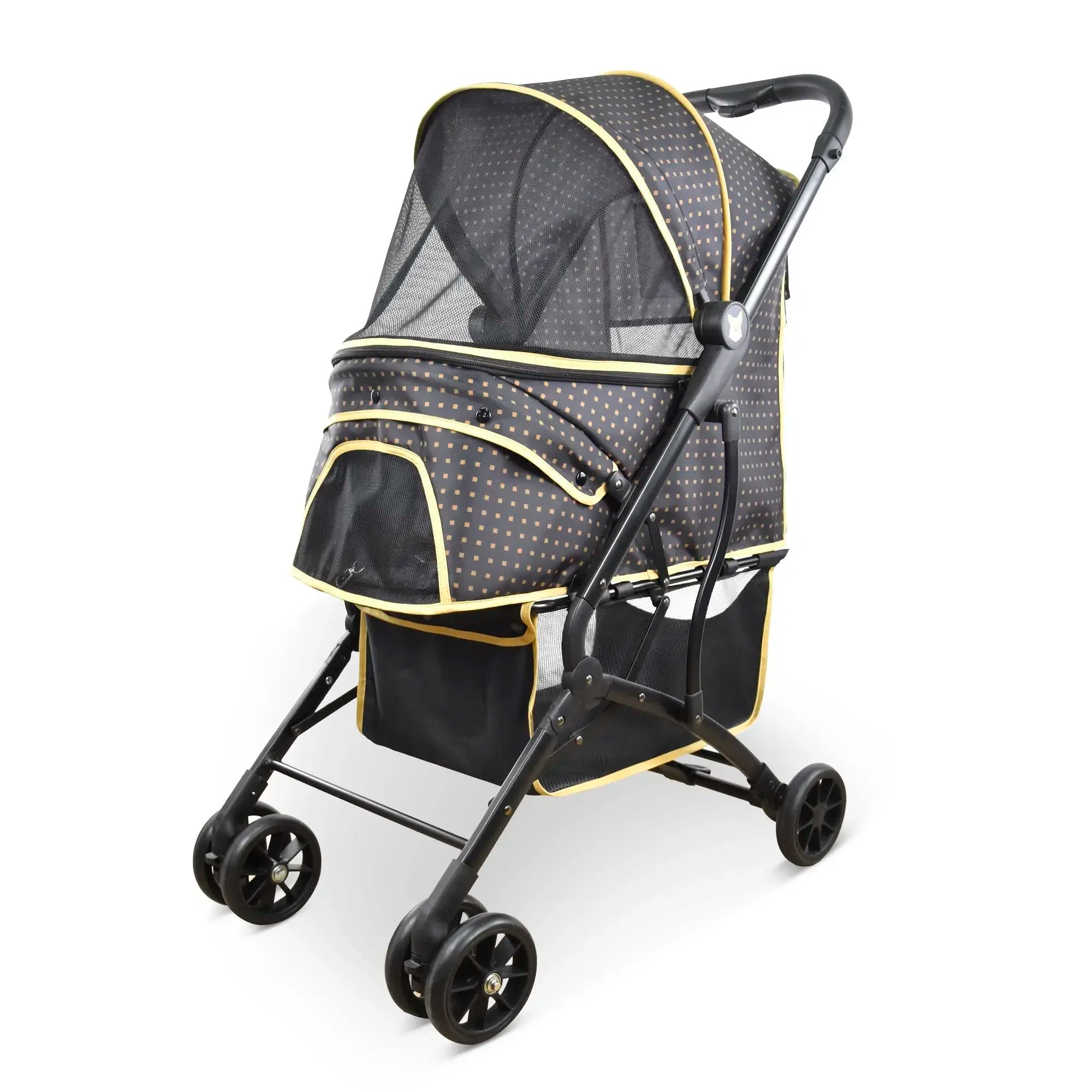 Foldable Pet Stroller, Shock-Absorbing. A0013