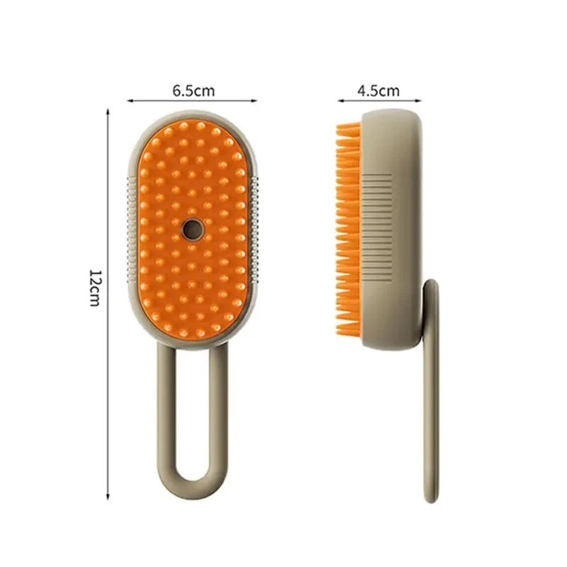 3-in-1 Electric Steamy Pet Grooming Brush A0429