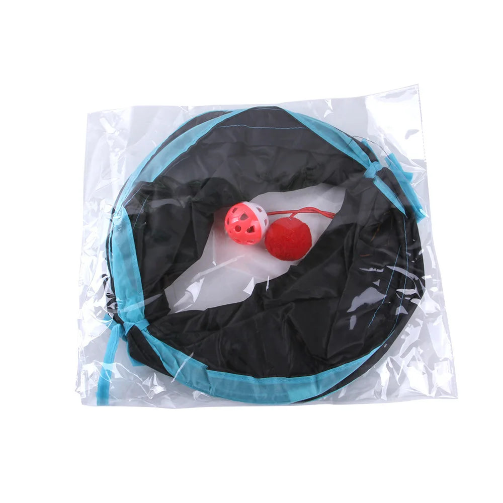 Foldable Cat Tunnel S-Shaped Play Toy A0218