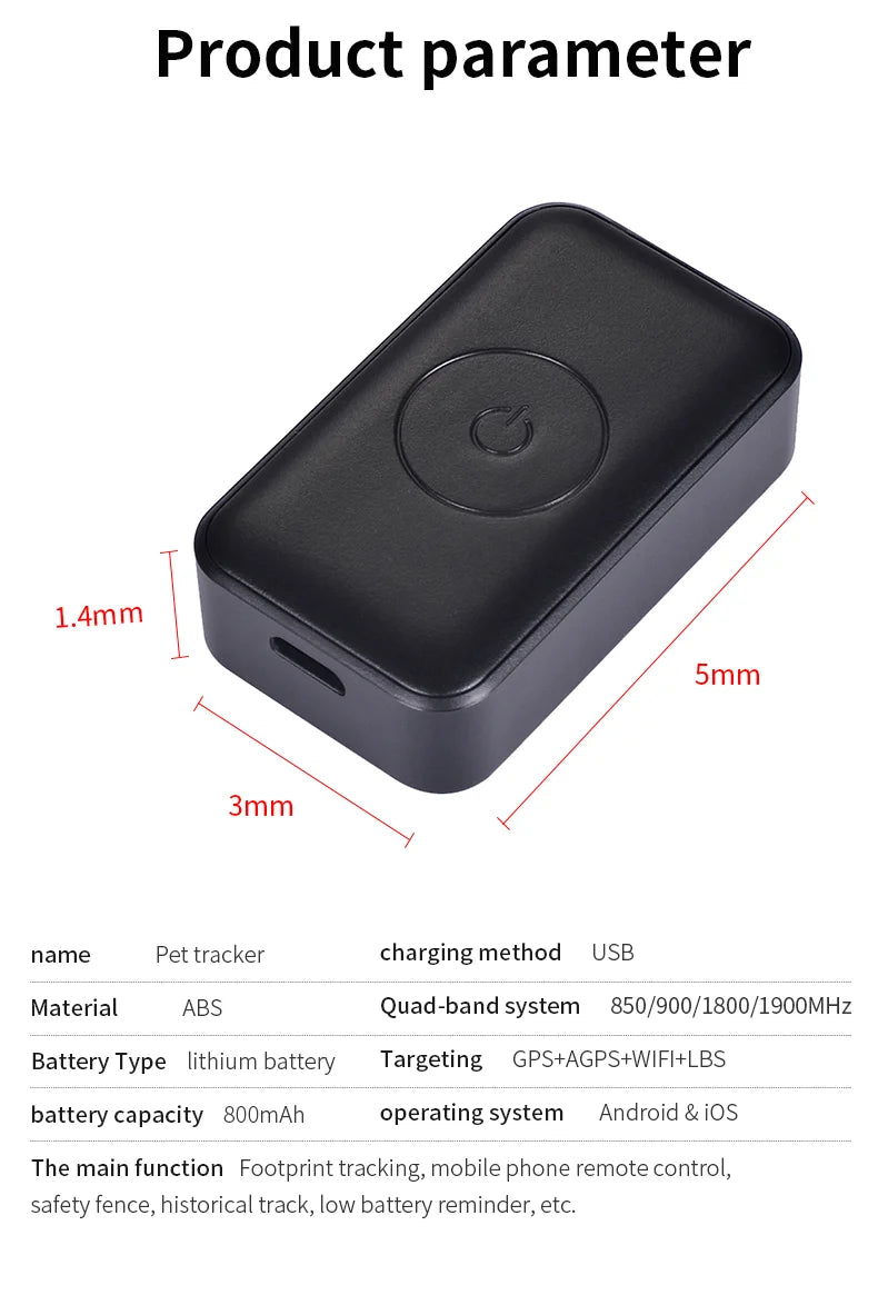 Waterproof Pet GPS Tracker A0399