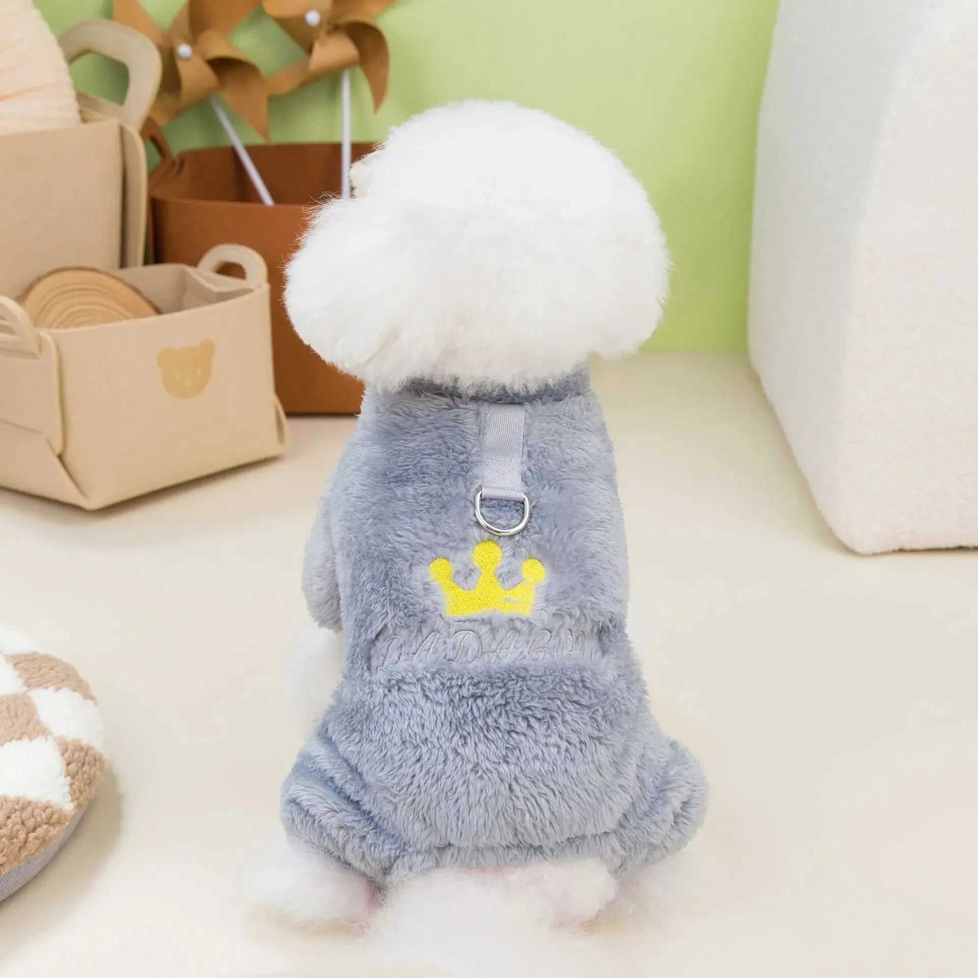 Soft Fleece Dog Jumpsuit A0185