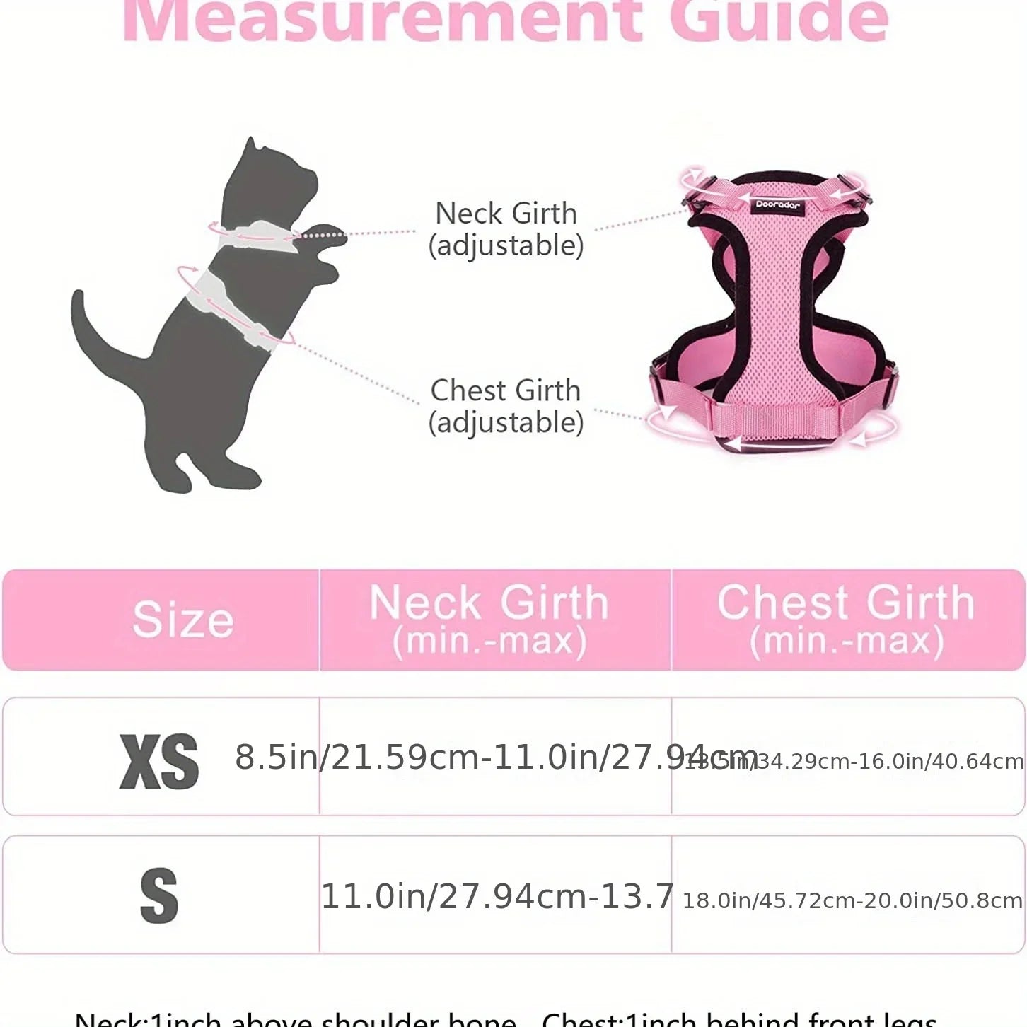 Non - Slip Adjustable Cat Leash & Vest Carrier.A0132