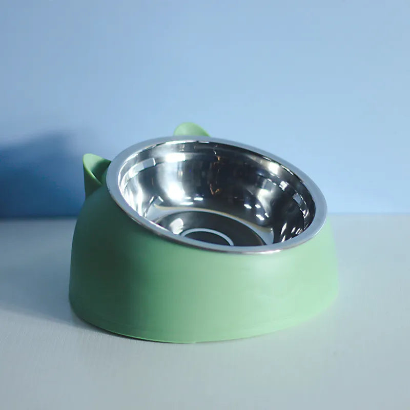 Stainless Steel Double Cat Bowl  A0370