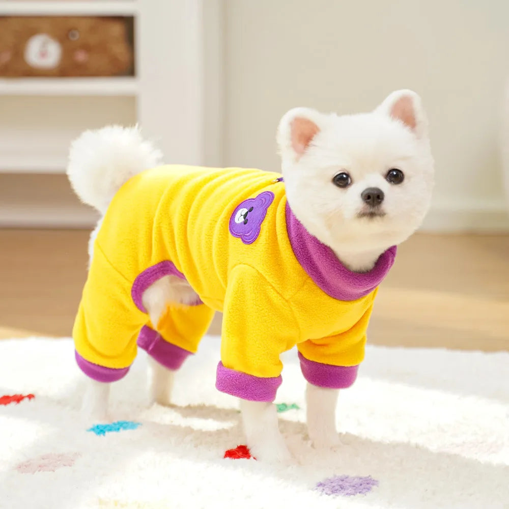 Fleece Four-Legged Dogs Clothing A0171