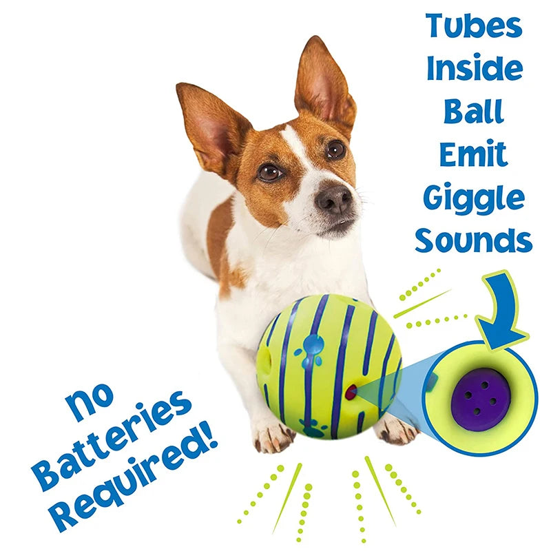 Self-Activated Squeaky Chew Ball A0248