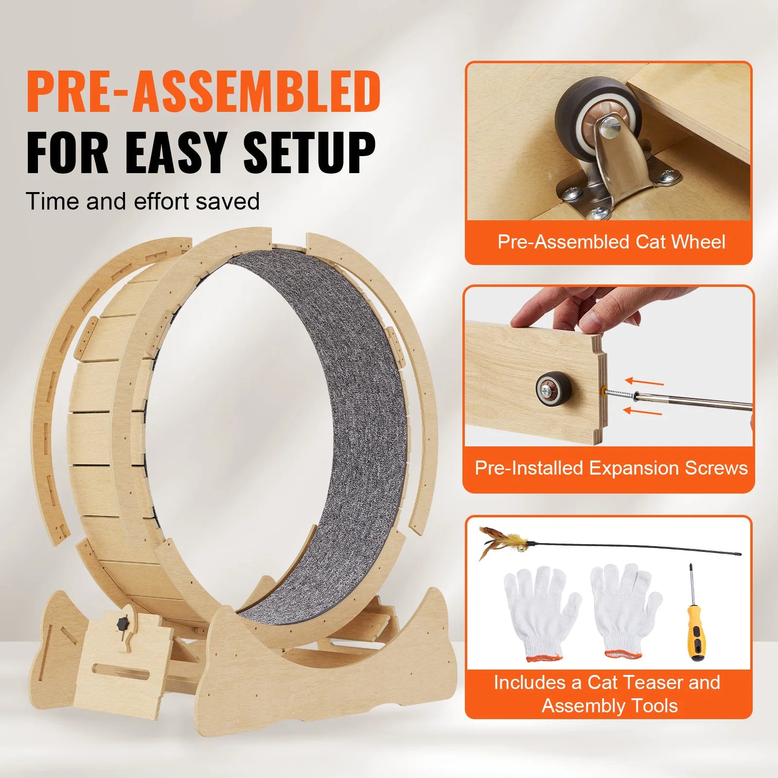 VEVOR Cat Exercise Wheel A0116