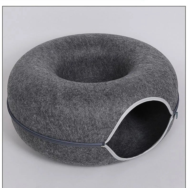 Donut Cat Bed & Tunnel A0252