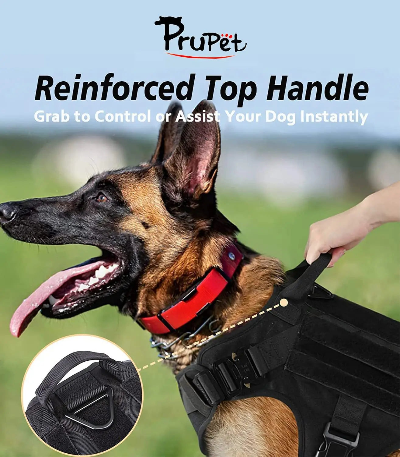 Tactical Quick-Release Dog Vest A0070