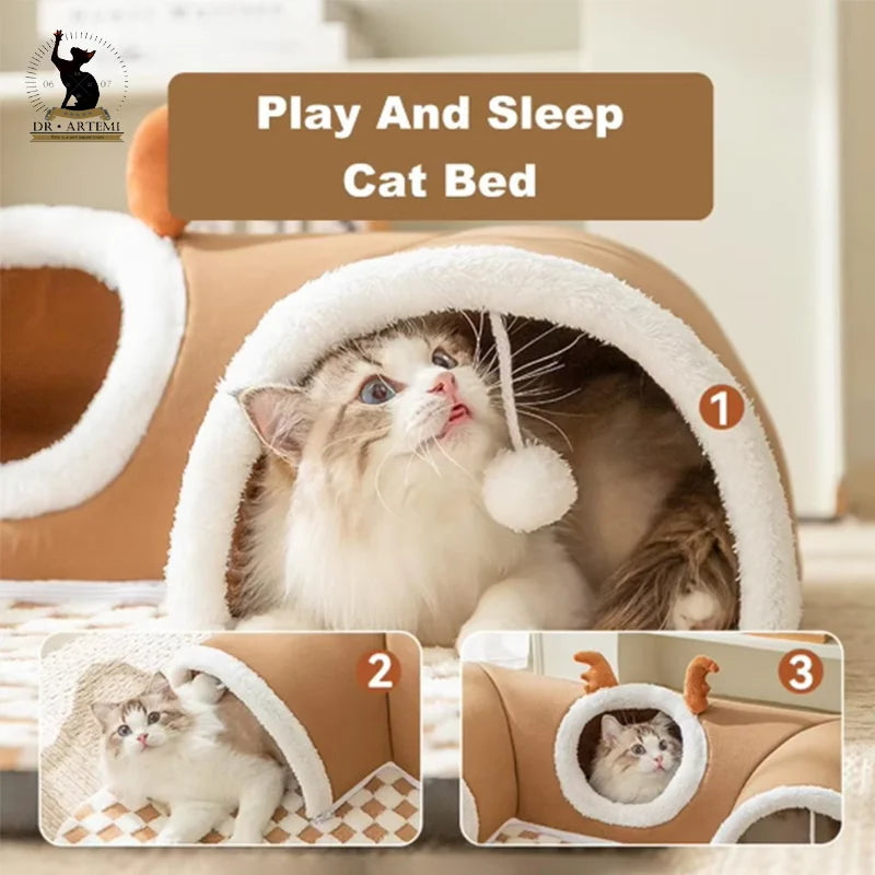 Cat Tunnel Bed House A0388