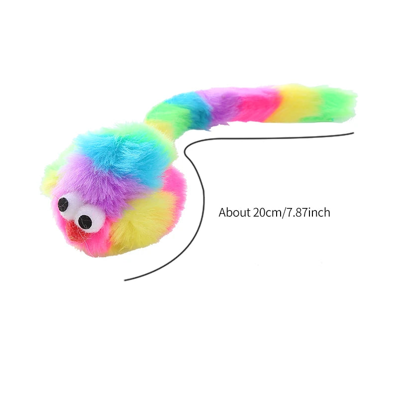 Rainbow Rabbit Plush Mouse Toy for Play A0422