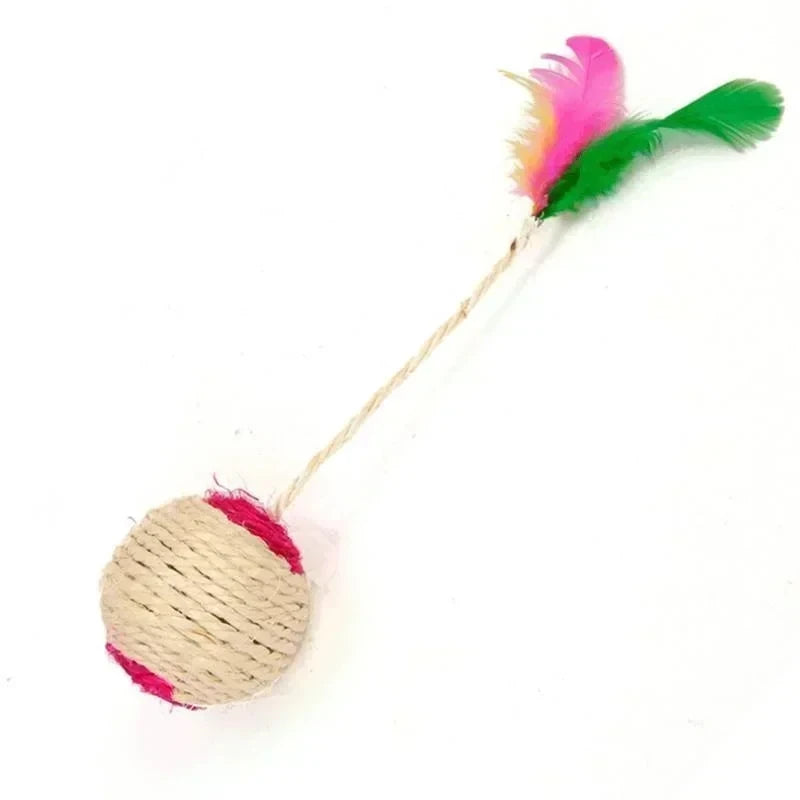 Sisal Scratching Ball Toy A0239