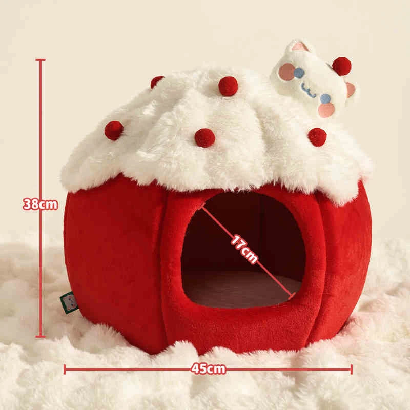 Cat House Enclosed Strawberry Bed A0378